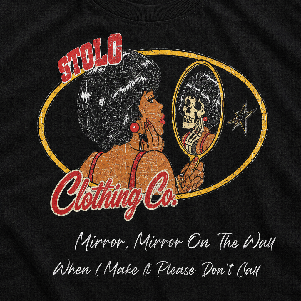 HD close-up of the shirt graphic and wording