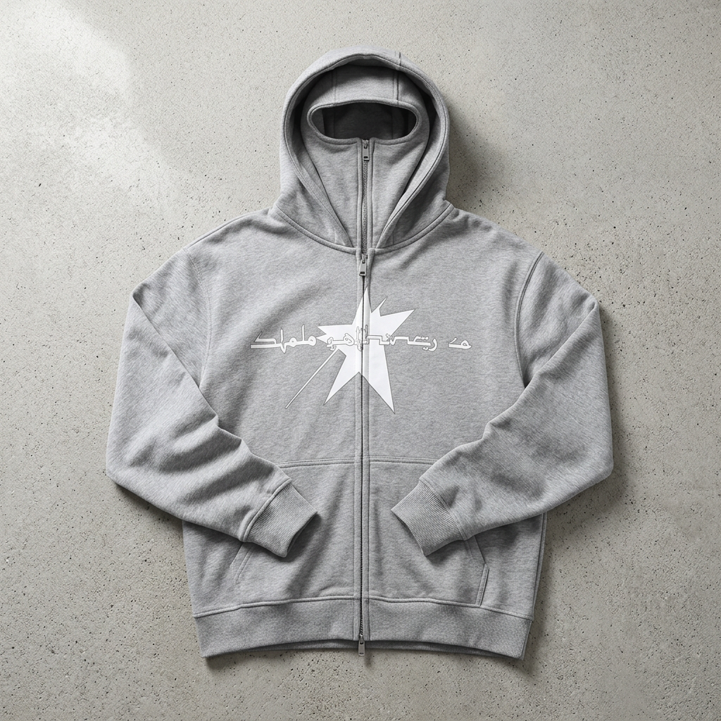 Stolo Clothing Co FACELESS Double Zip Hoodie（340GSM）