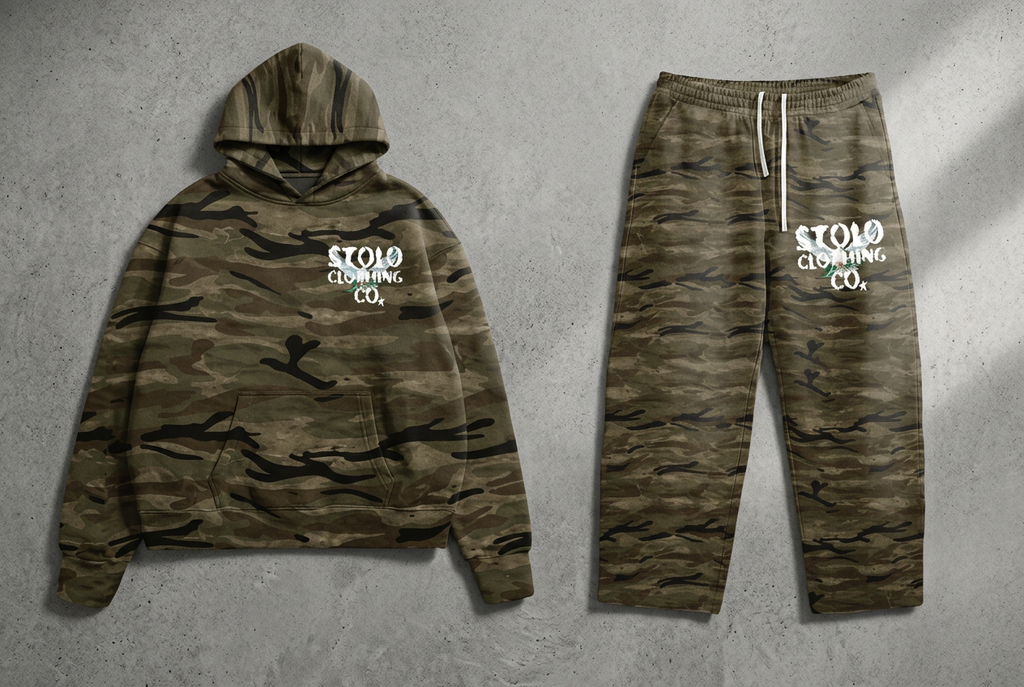 Heavyweight camo set front floor visual