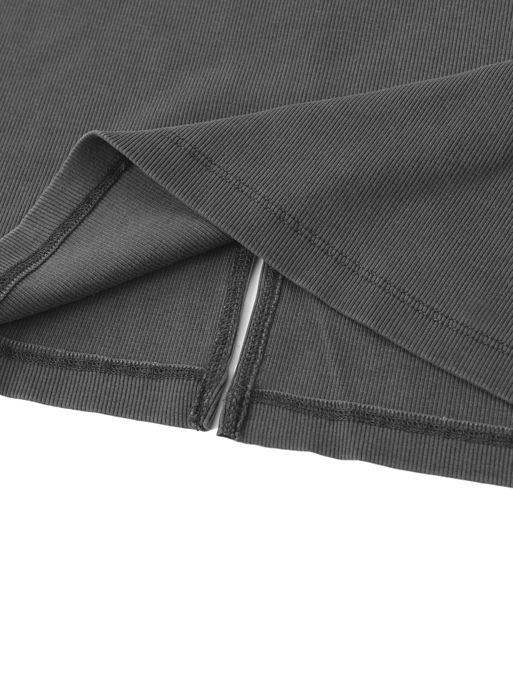 Stolo Clothing Co Essentials Dyed Washed Slit Maxi Dress