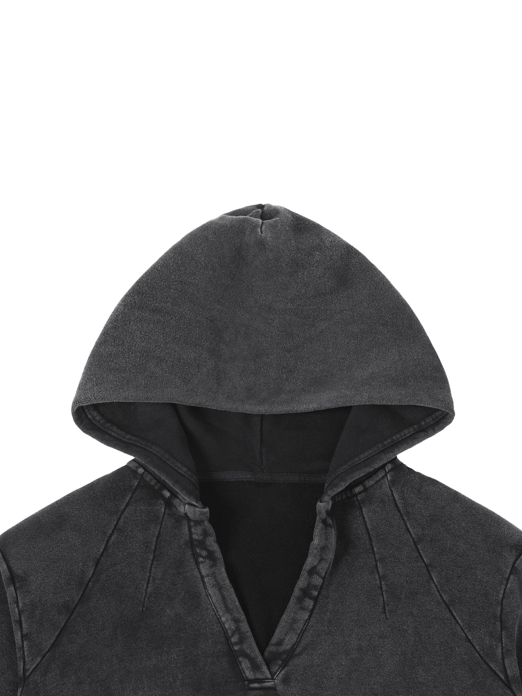 Stolo Clothing Co STARCHILD Vintage Washed Raw Edge Cropped Hoodie