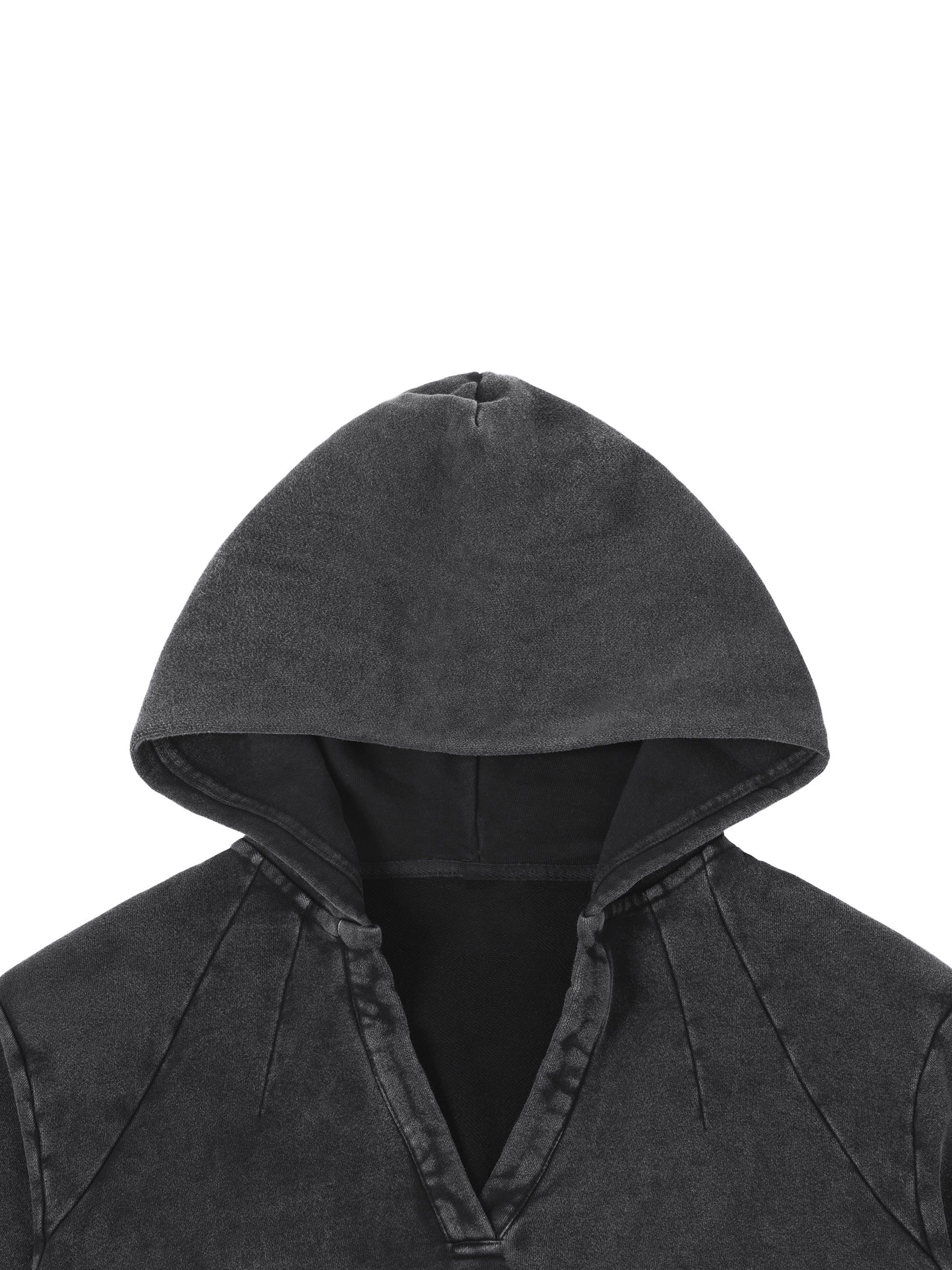 Stolo Clothing Co STARCHILD Vintage Washed Raw Edge Cropped Hoodie
