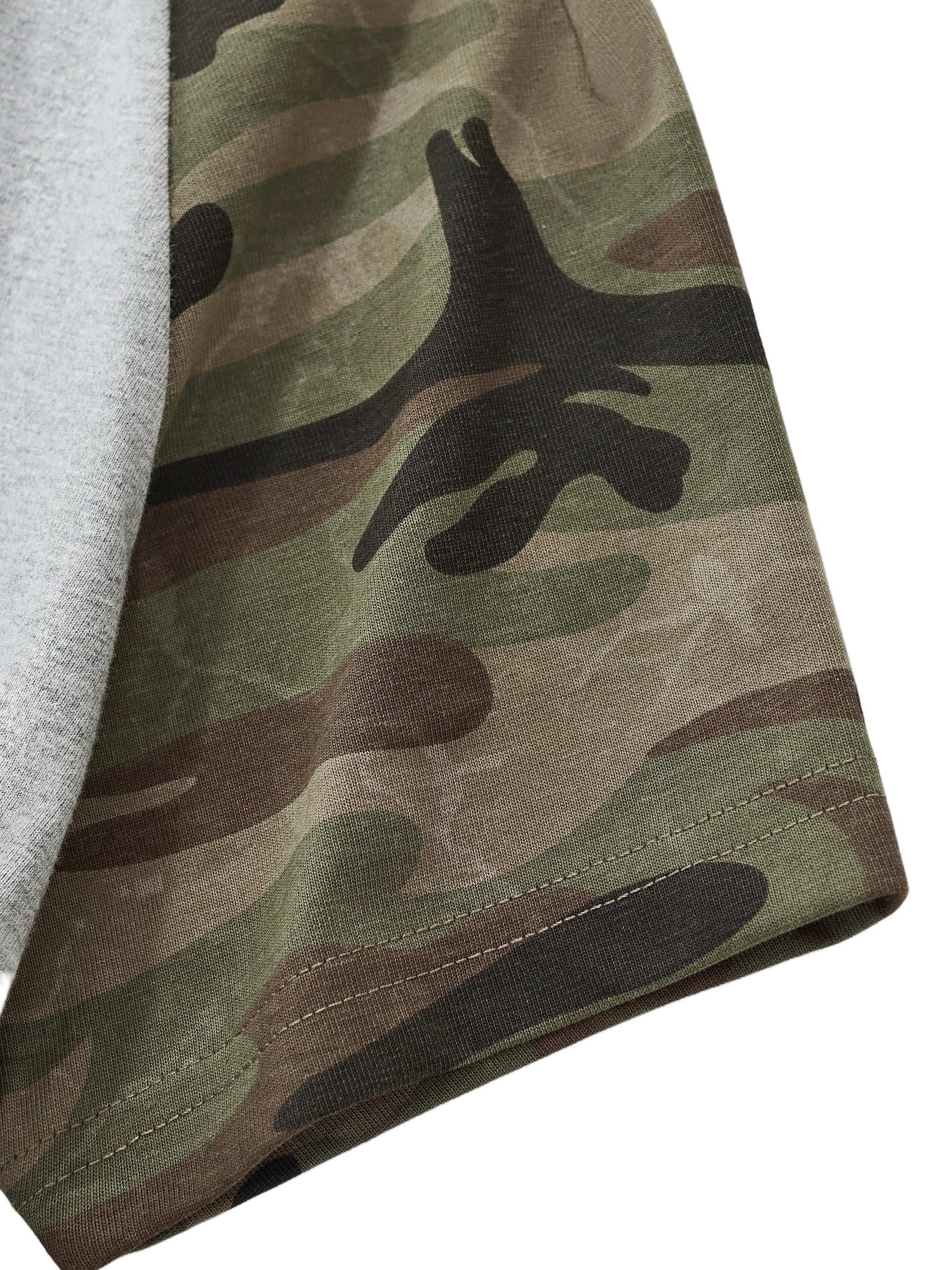 Stolo Clothing Co Logo Cropped Half Camo Crop Tee for Women