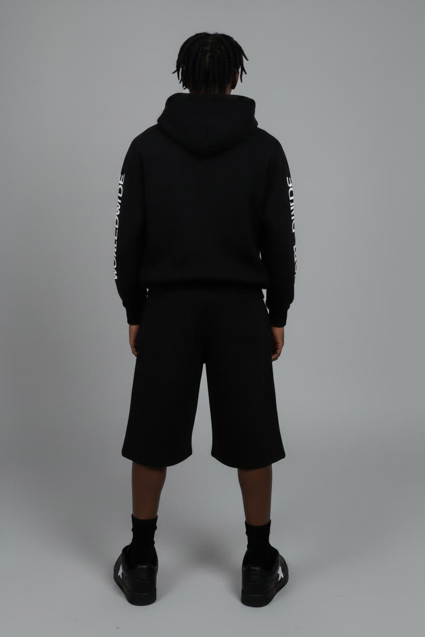 Stolo Clothing Co STARCHILD X WORLDWIDE Heavyweight Boxy Double Zip Fleece Zip-Up Hoodie (380GSM)