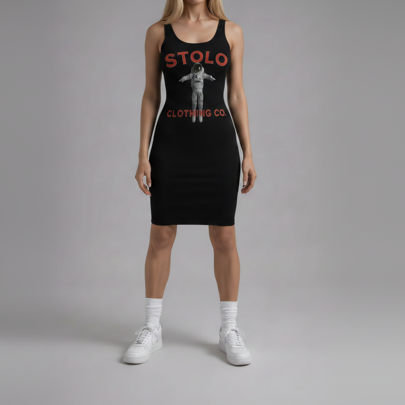 Stolo Clothing Co ASTROKNOT Hip Huggin Bodycon Dress