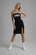 Stolo Clothing Co STARCHILD Hip Huggin Side Split Tube Top Dress