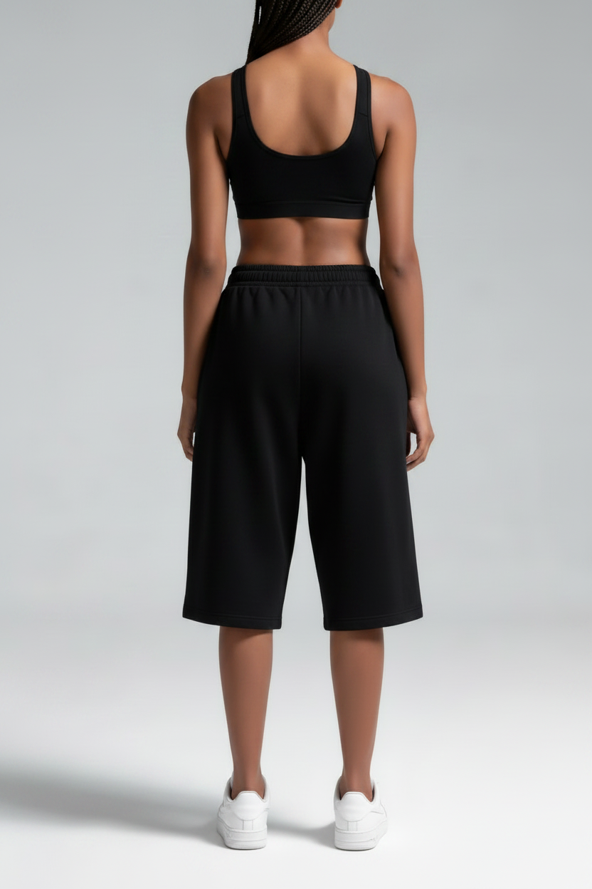 Stolo Clothing Co SAINTS VS SINNERS  3/4 LENGTH BAGGY SWEATPANTS (350GSM)
