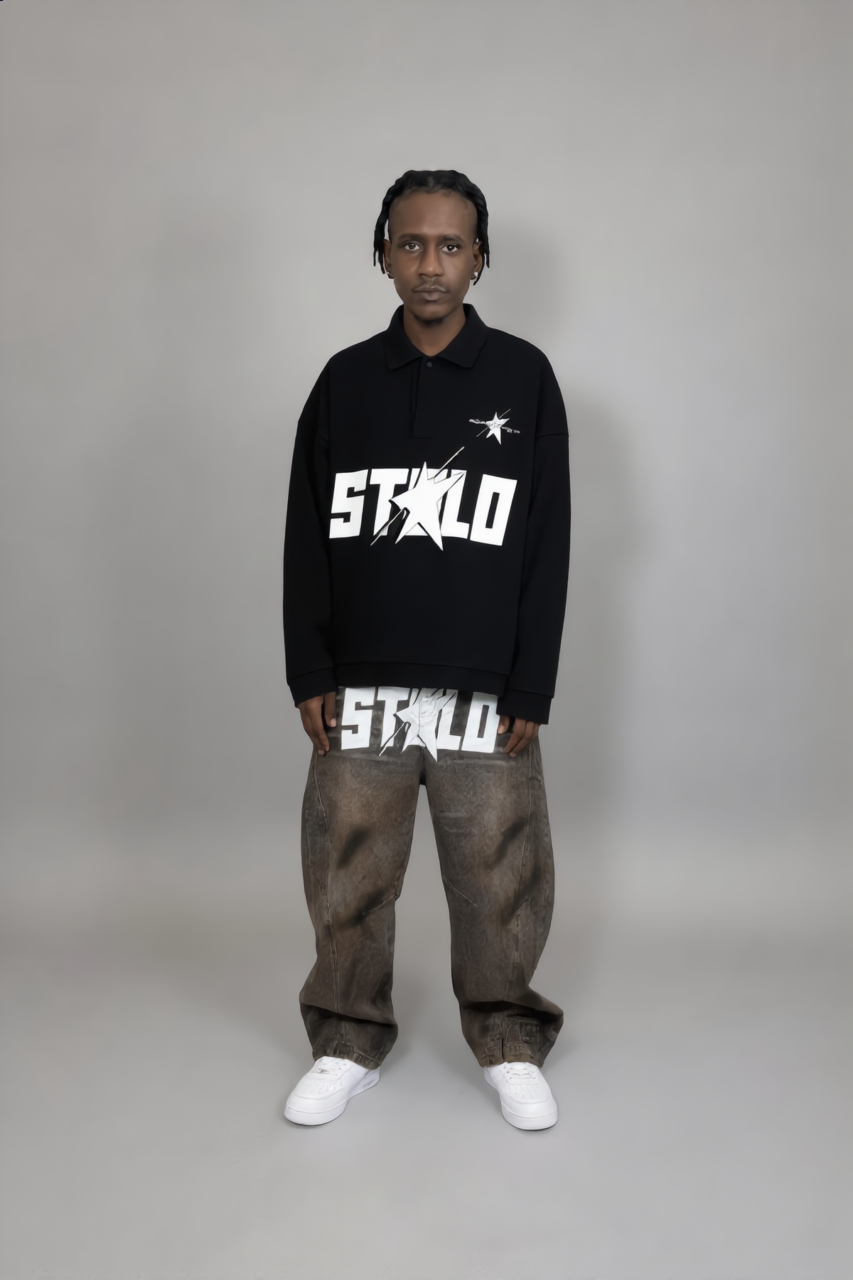 Stolo Clothing Co Heavyweight Half-Zip Polo（445GSM）