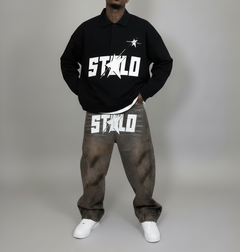 Stolo Clothing Co Heavyweight Half-Zip Polo（445GSM）