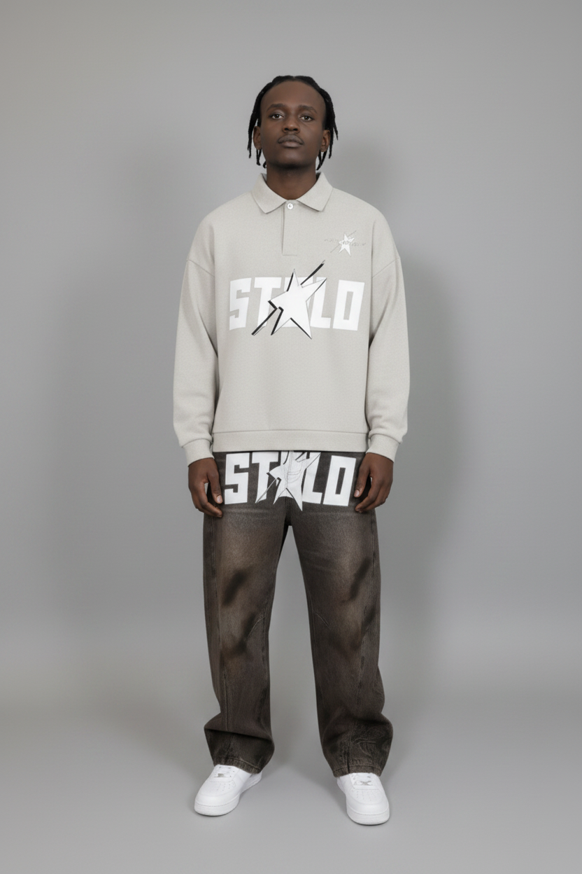 Stolo Clothing Co Heavyweight Half-Zip Polo（445GSM）