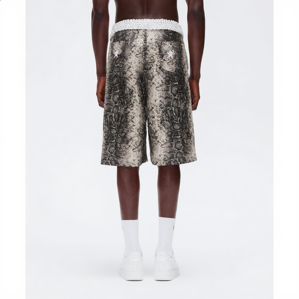Stolo Clothing Co REBORN Snake Print Jorts