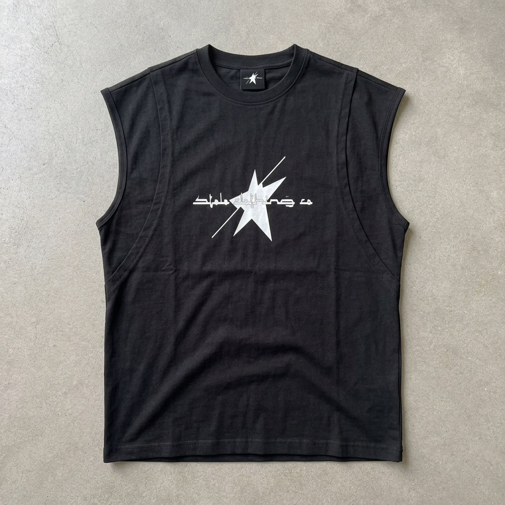 Logo spliced panel tank floor visual