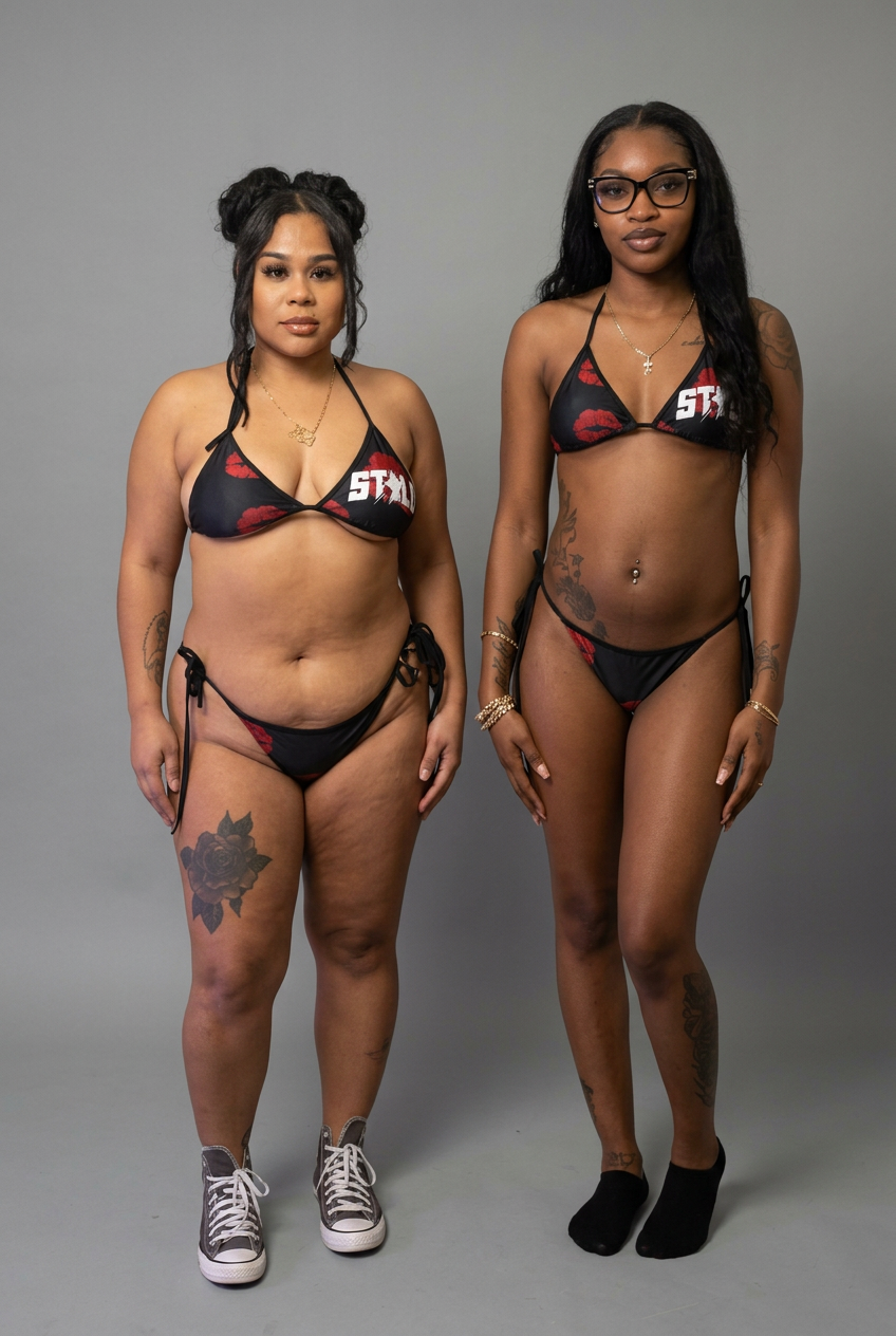 LUV U bikini confident duo front