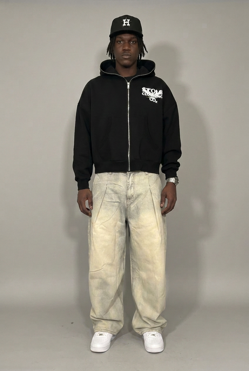 Male model with shorter reference-matched locs