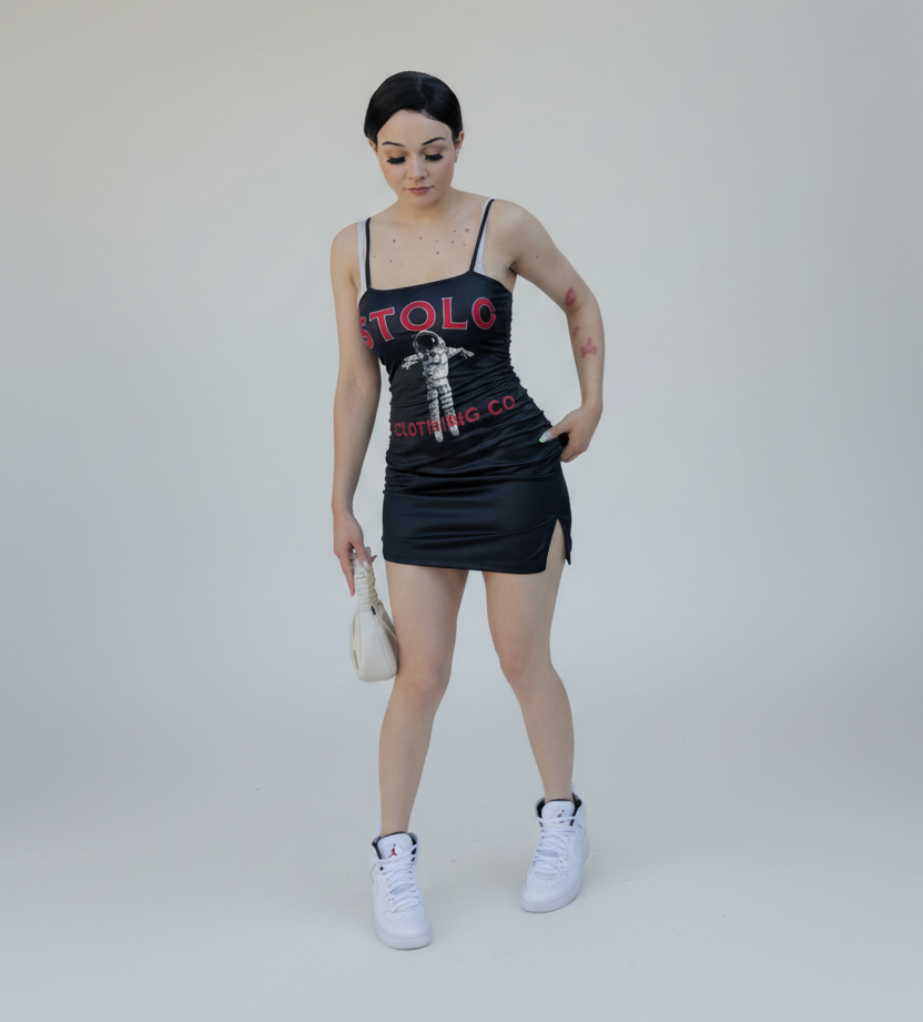 Stolo Clothing Co ASTROKNOT Sheer Mesh Bodycon Dress