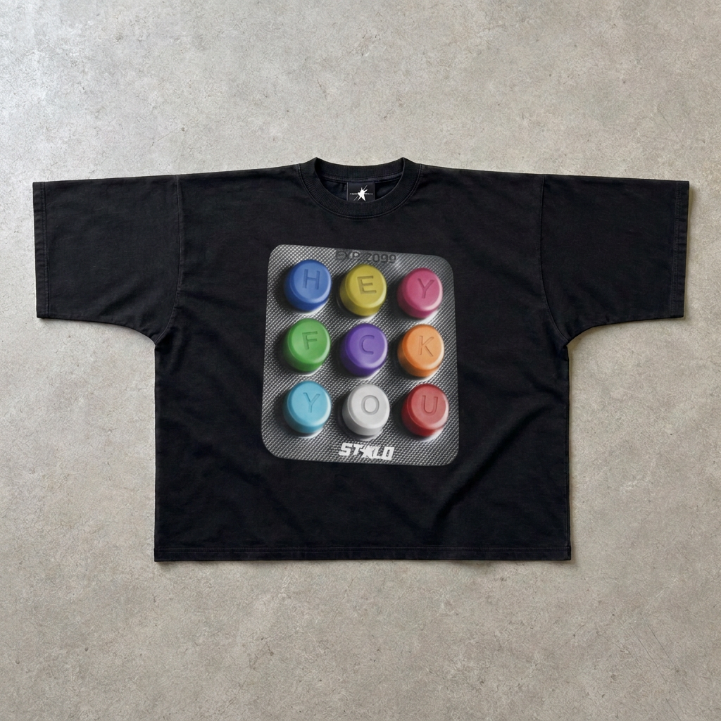 PAIN PILL oversized boxy fit remake