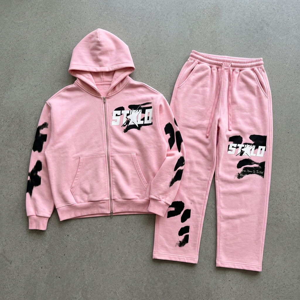 Pink set front floor visual