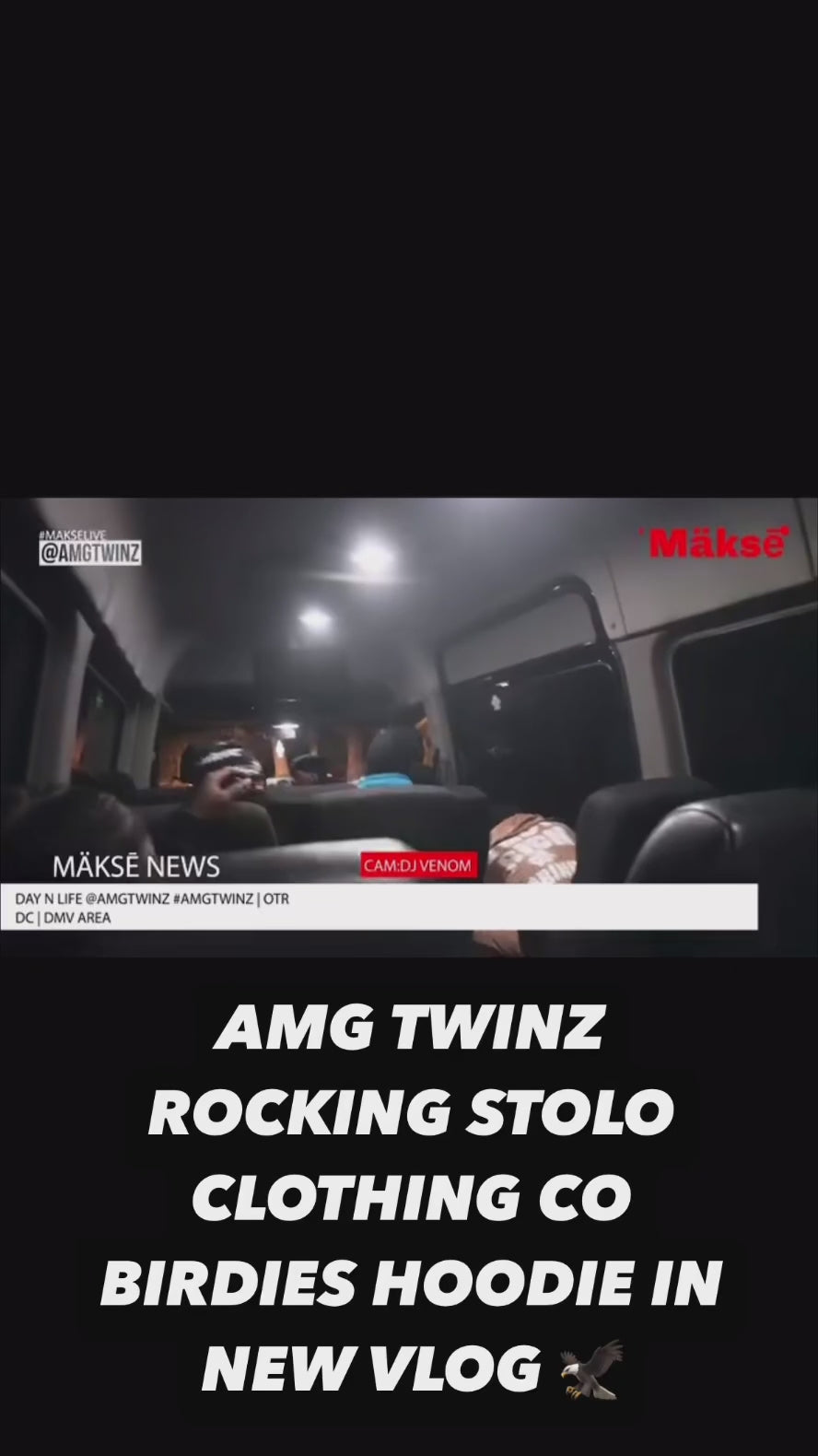 Stolo Clothing Co Birdies Classic Fleece Hoodie (BLACK)