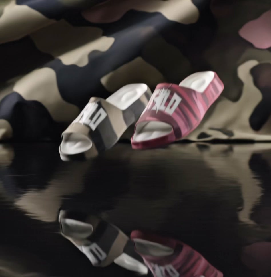 Stolo Clothing Co Starchild Army Camo Foam Slides