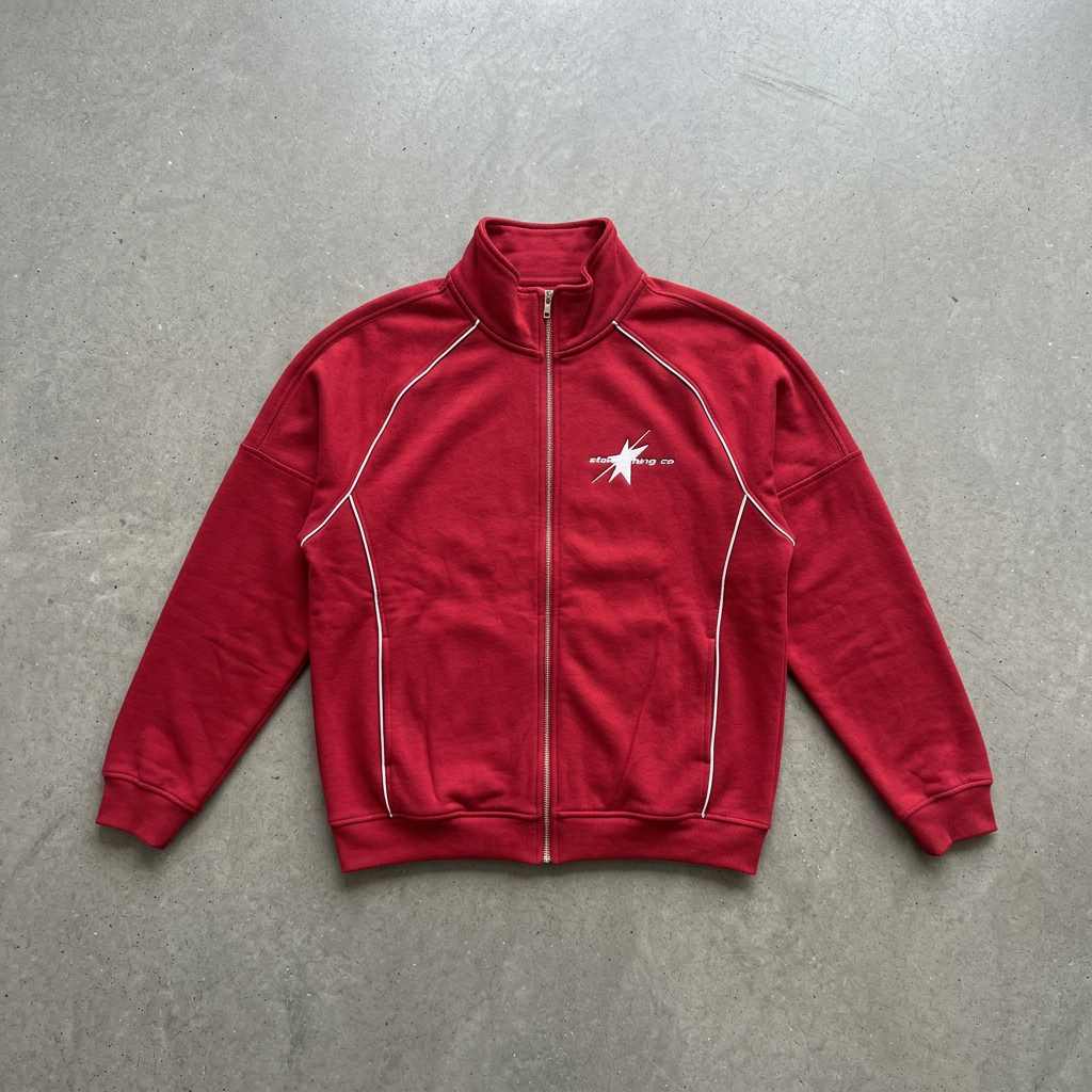 REBORN track jacket floor visual