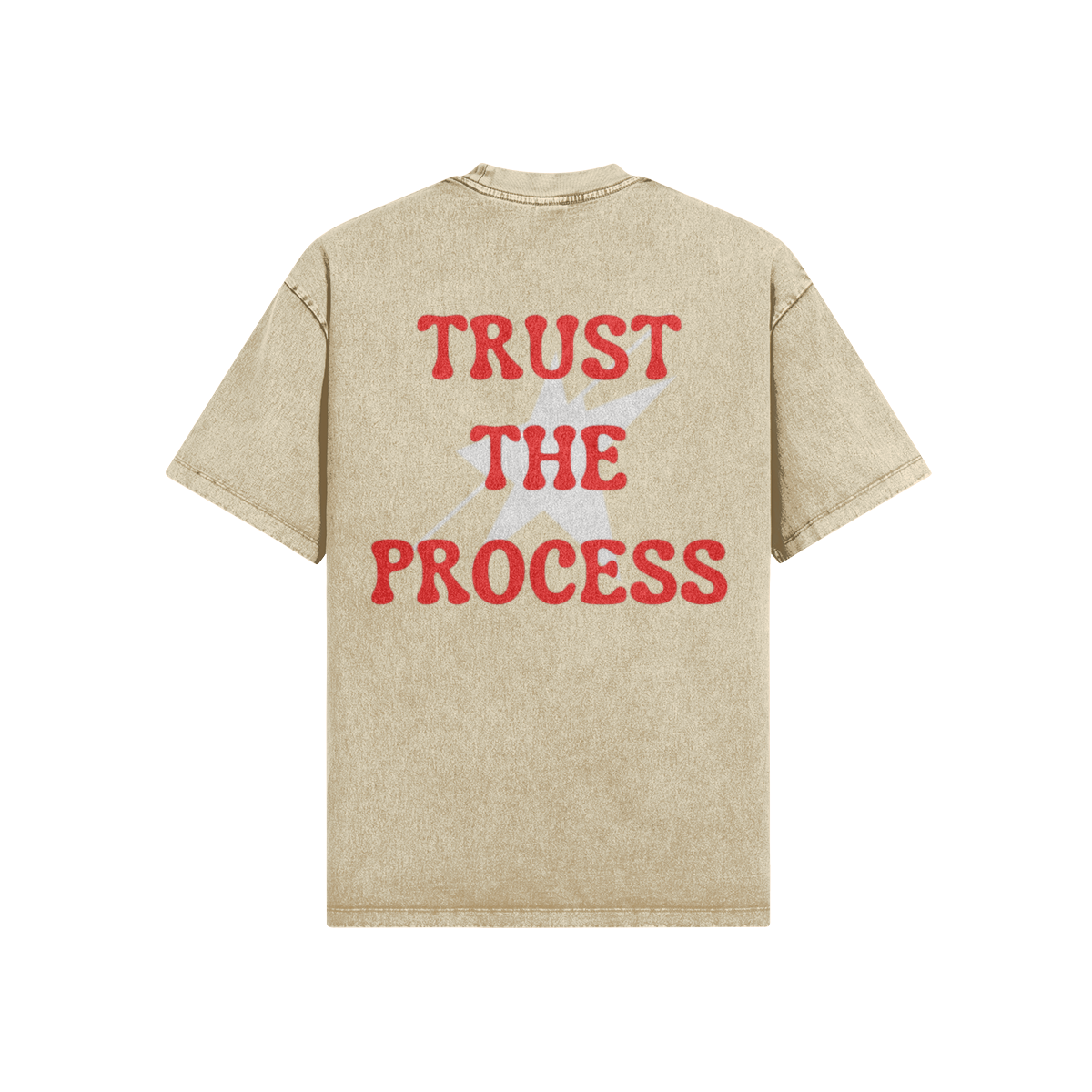 Stolo Clothing Co AstroKnot X Trust The Process Unisex Oversized Snow Wash Tee