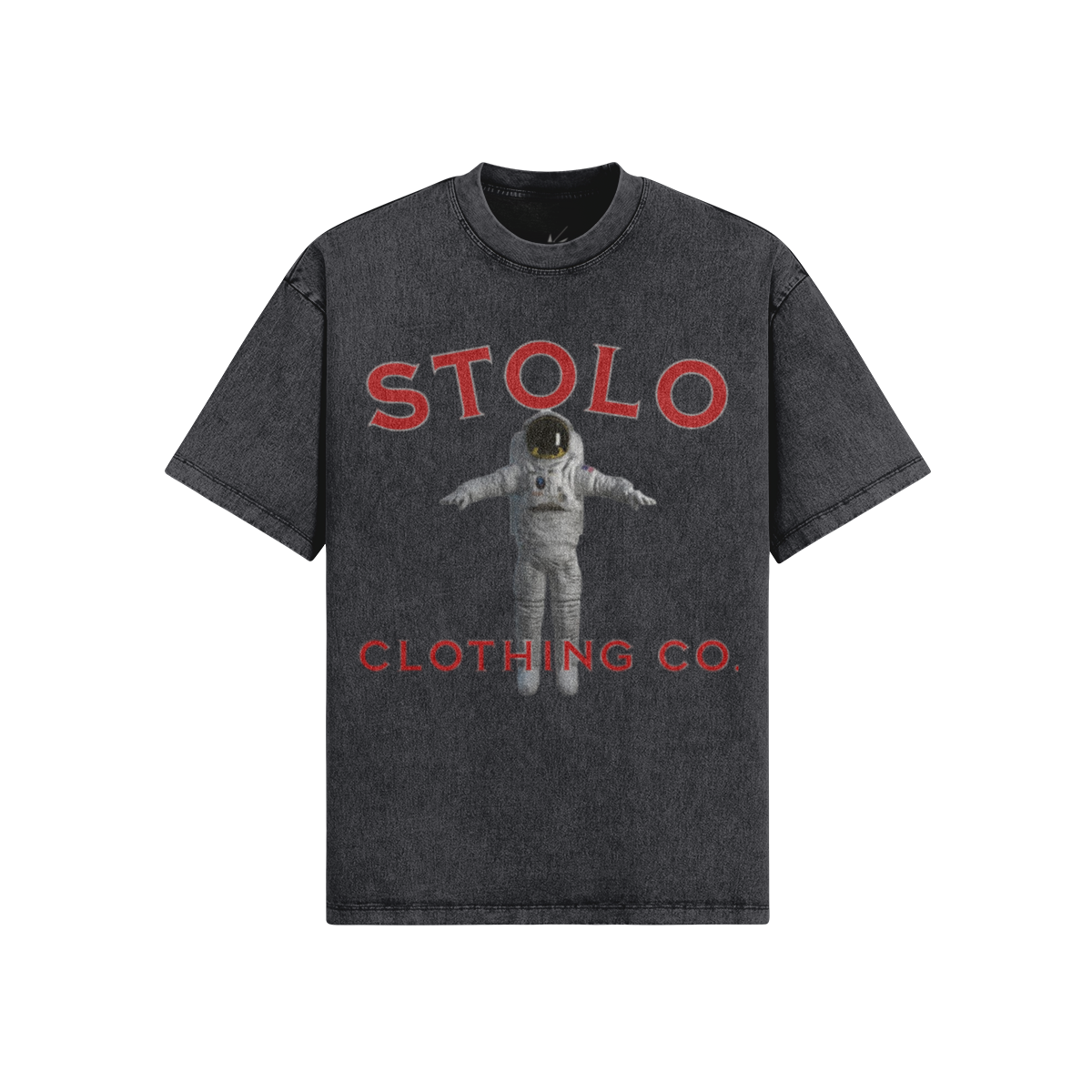 Stolo Clothing Co AstroKnot X Trust The Process Unisex Oversized Snow Wash Tee