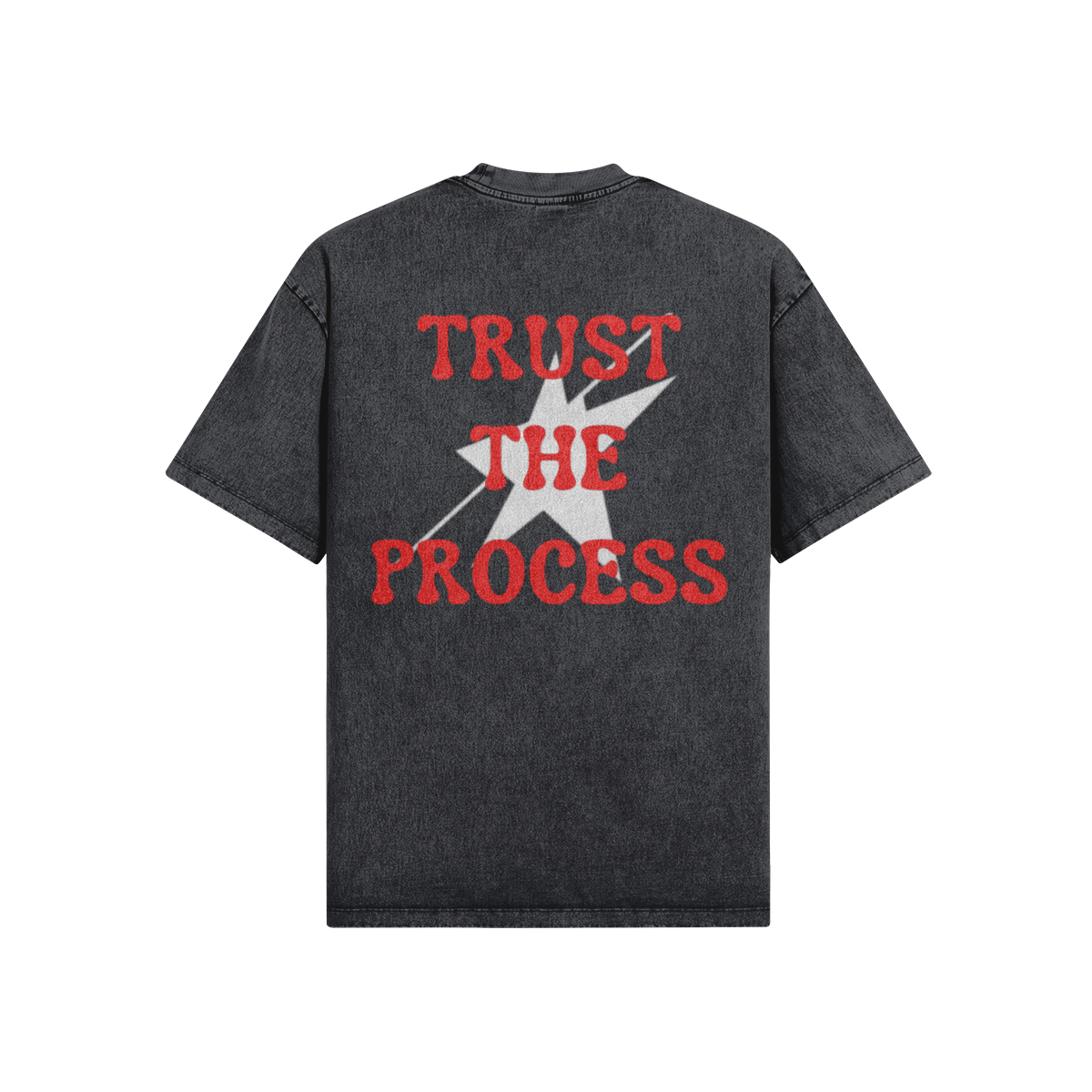 Stolo Clothing Co AstroKnot X Trust The Process Unisex Oversized Snow Wash Tee