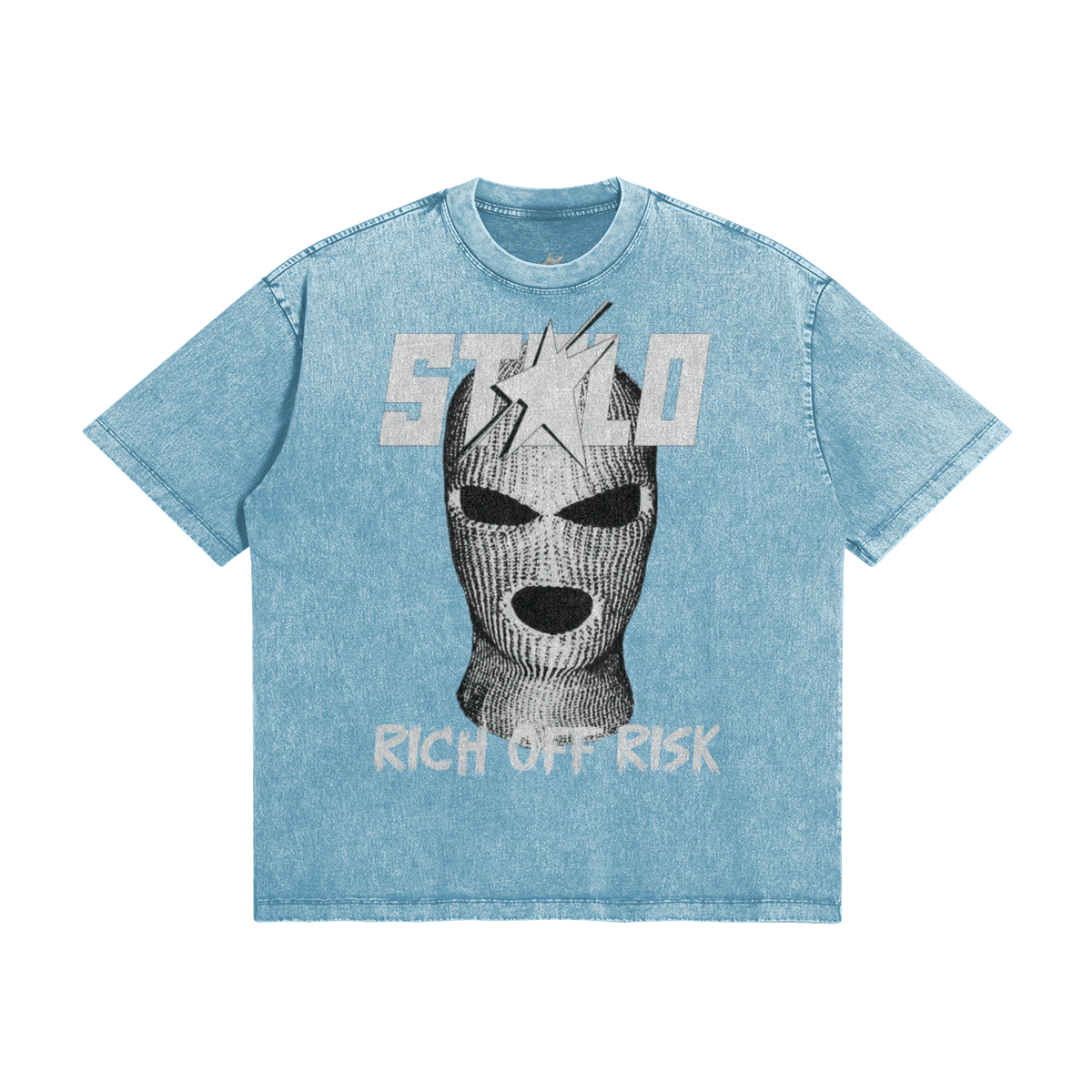 Stolo Clothing Co Rich Off Risk Snow Washed Tee