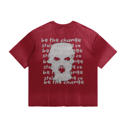 Stolo Clothing Co Be The Change Snow Washed Tee