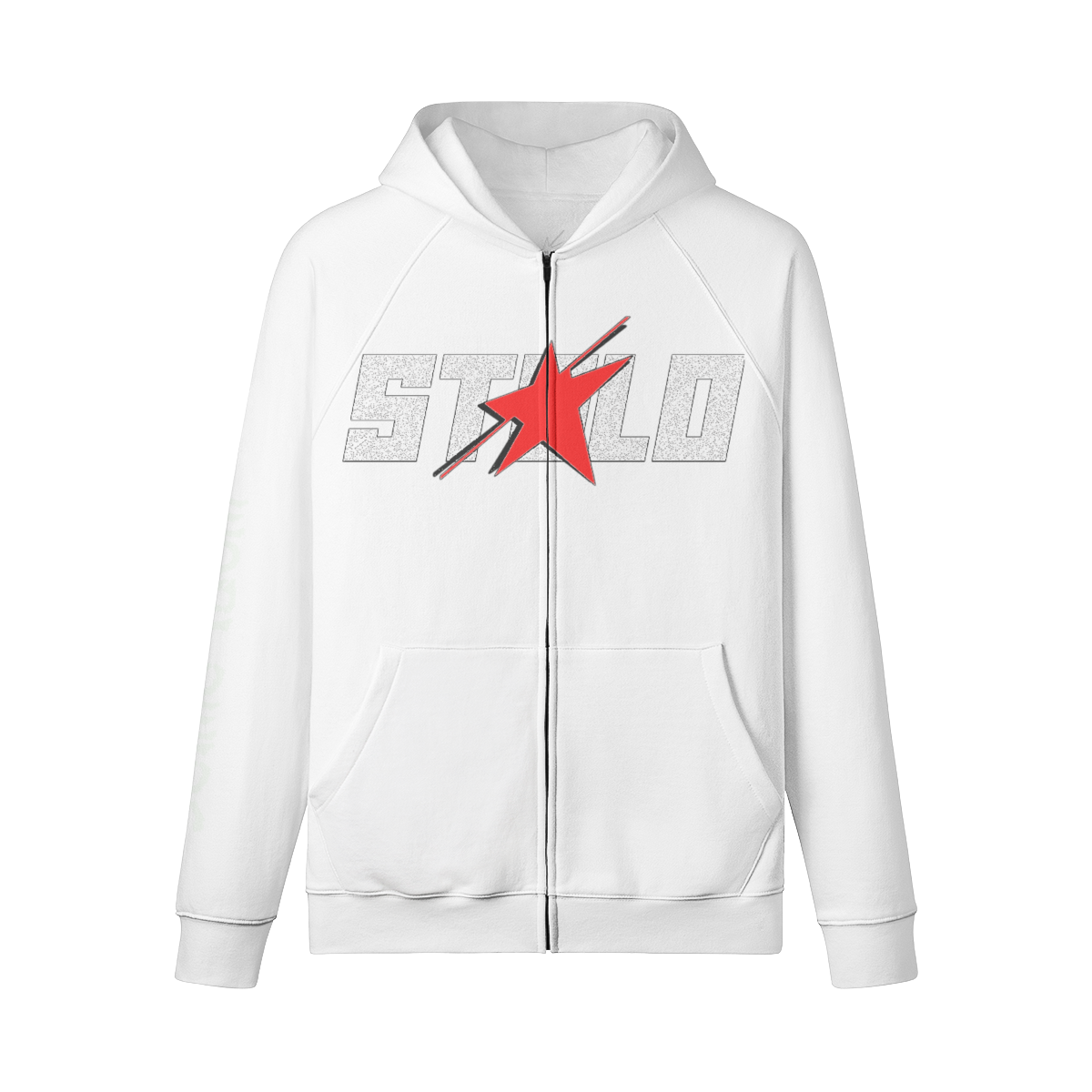 Stolo Clothing Co Red Stolo World Wide Fleece-Lined Zip Up