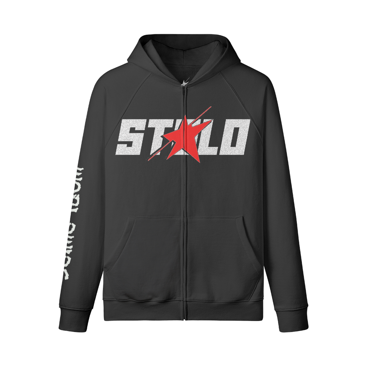 Stolo Clothing Co Red Stolo World Wide Fleece-Lined Zip Up