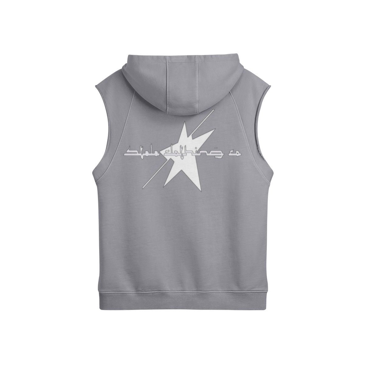 Stolo Clothing Co Starchild Red Sleeveless Hoodie