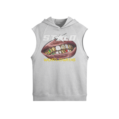 Stolo Clothing Co Smile Sleeveless Hoodie