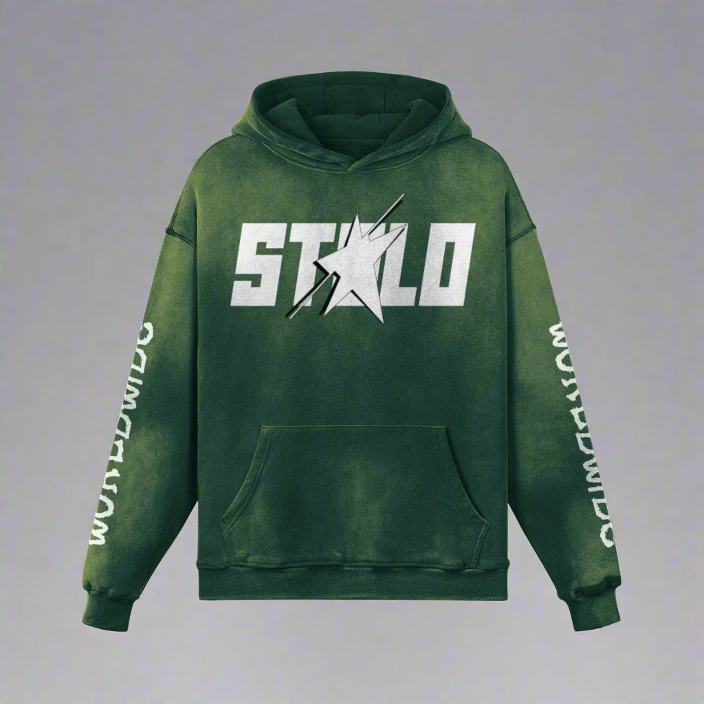 Stolo Clothing Co STARCHILD x World Wide Heavyweight Sun Faded Hoodie