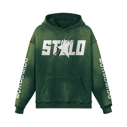 Stolo Clothing Co Starchild x World Wide Heavyweight Sun Faded Hoodie