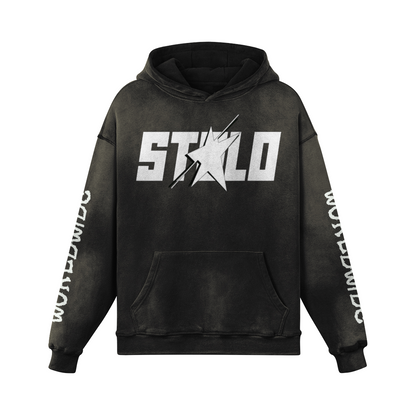 Stolo Clothing Co Starchild x World Wide Heavyweight Sun Faded Hoodie