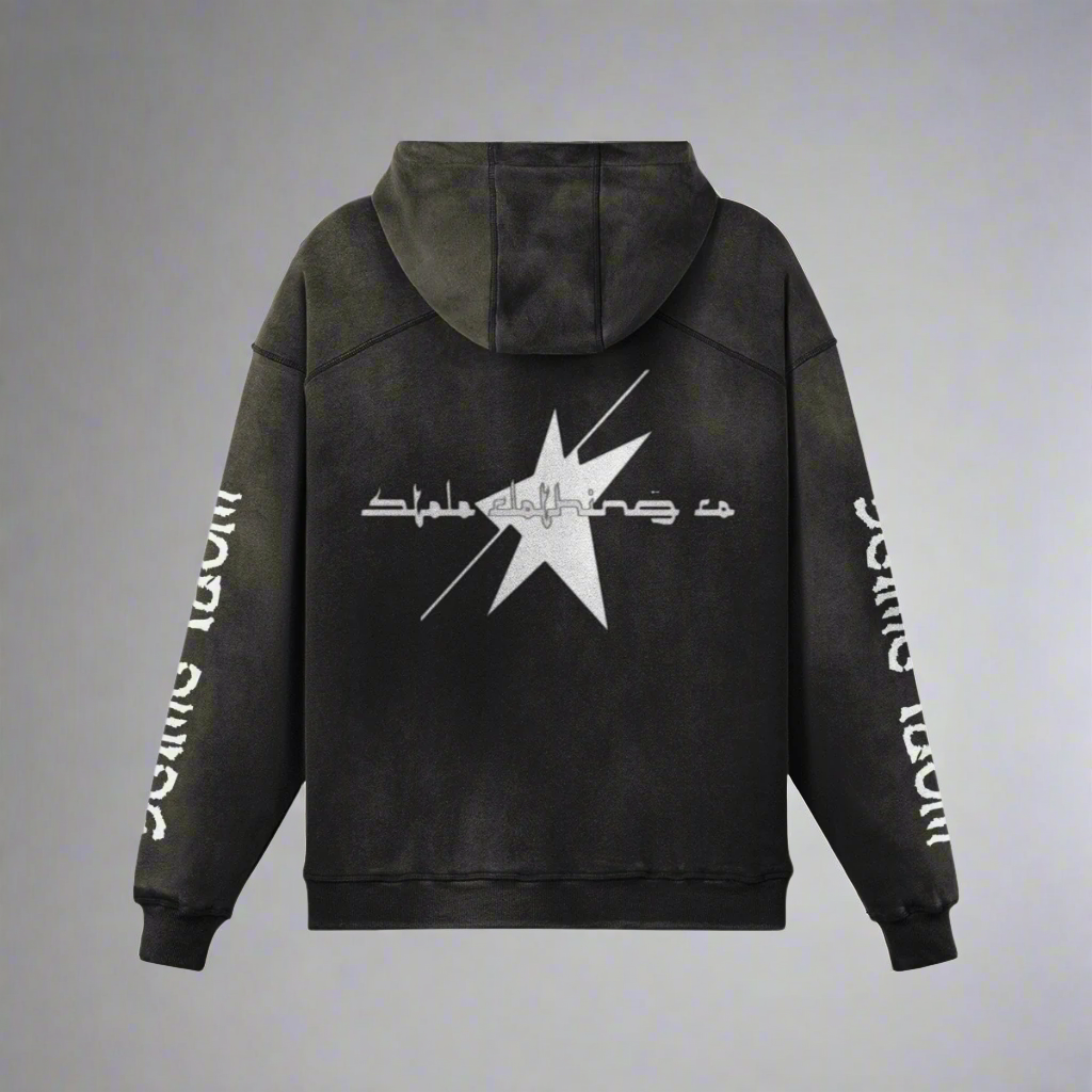 Stolo Clothing Co STARCHILD x World Wide Heavyweight Sun Faded Hoodie