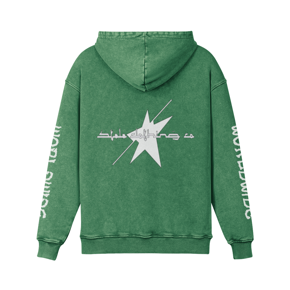 Stolo Clothing Co NOLA SMILE X World Wide Super Heavyweight Oversized Faded Hoodie