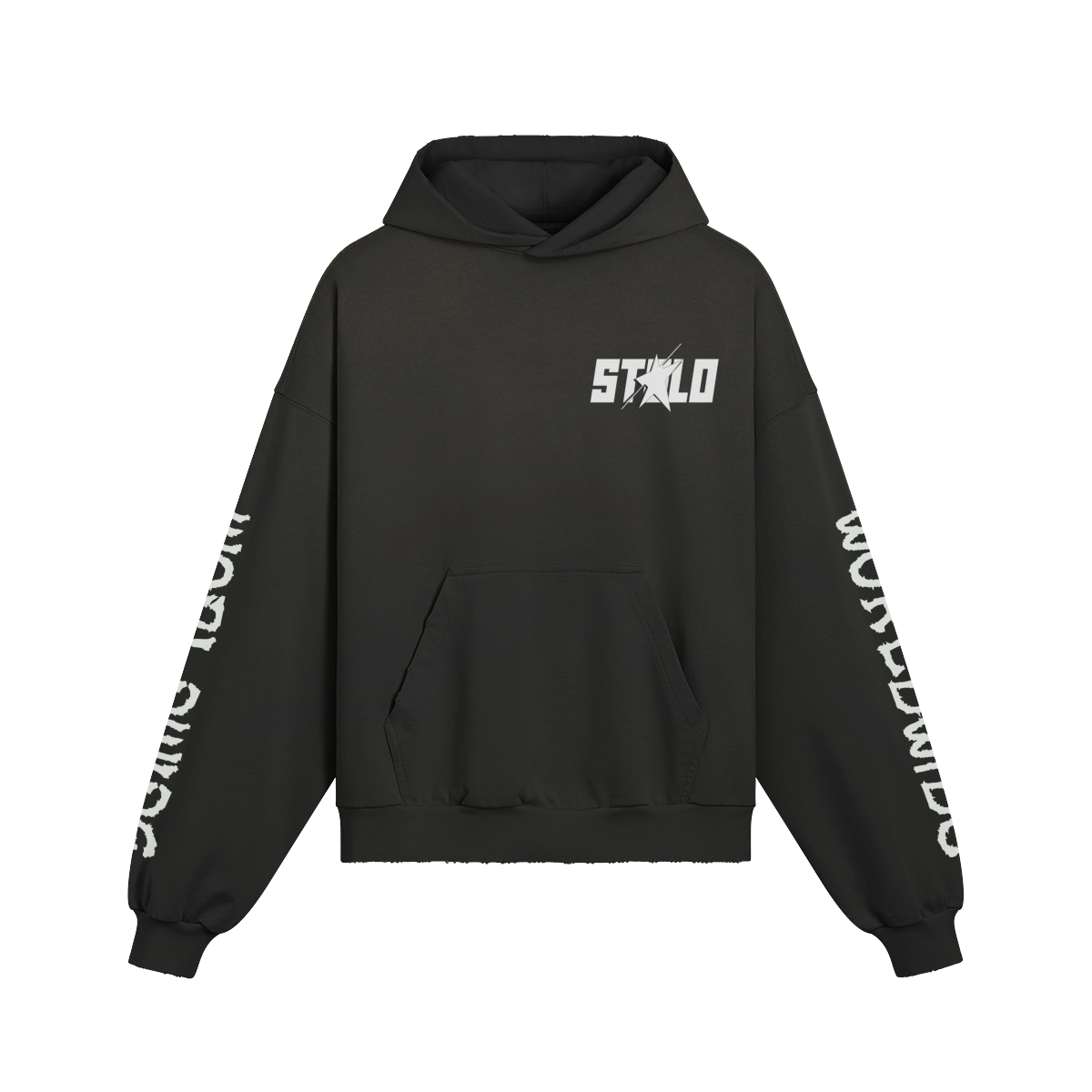 Stolo Clothing Co Starchild X World Wide Distressed Sun Faded Hoodie