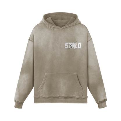 Stolo Clothing Co STARCHILD Minimalistic Sun Faded Heavyweight Fleece Hoodie