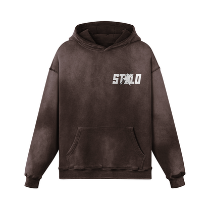 Stolo Clothing Co STARCHILD Minimalistic Sun Faded Heavyweight Fleece Hoodie