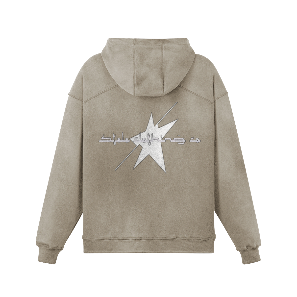 Stolo Clothing Co STARCHILD Minimalistic Sun Faded Heavyweight Fleece Hoodie