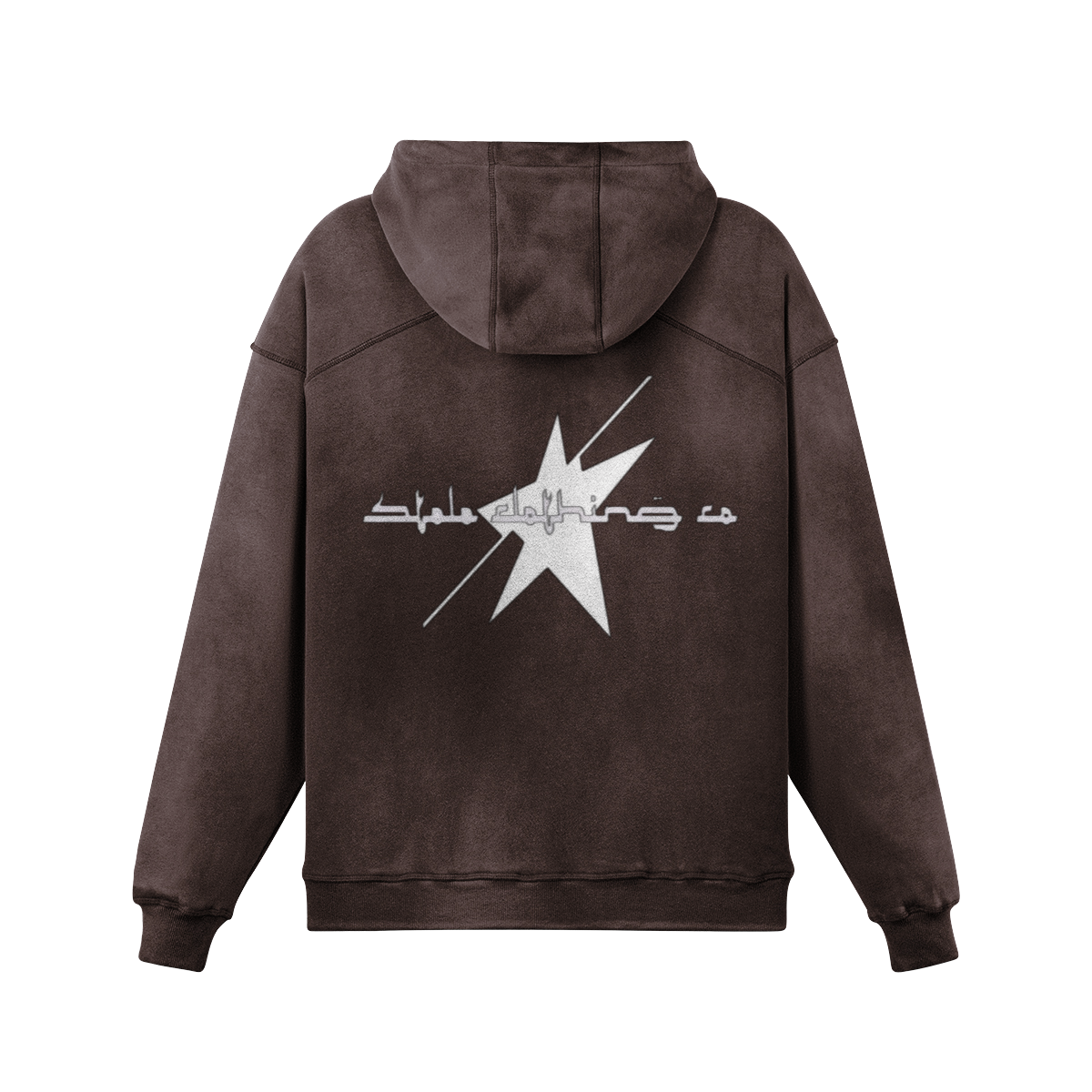 Stolo Clothing Co STARCHILD Minimalistic Sun Faded Heavyweight Fleece Hoodie