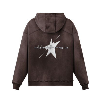 Stolo Clothing Co STARCHILD Minimalistic Sun Faded Heavyweight Fleece Hoodie