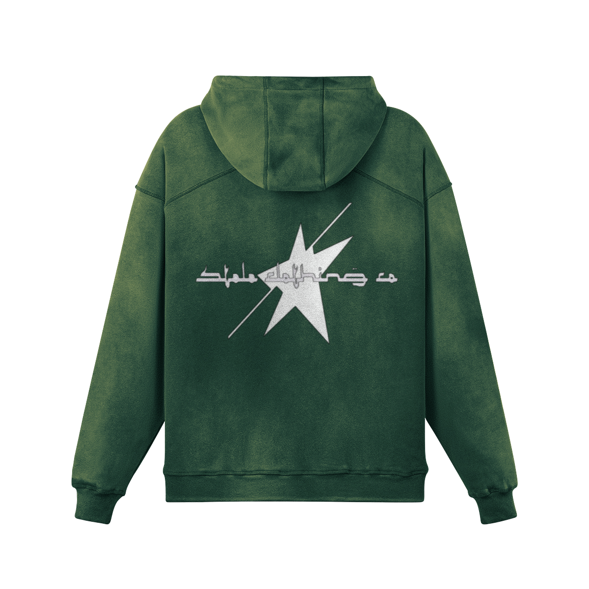 Stolo Clothing Co STARCHILD Minimalistic Sun Faded Heavyweight Fleece Hoodie