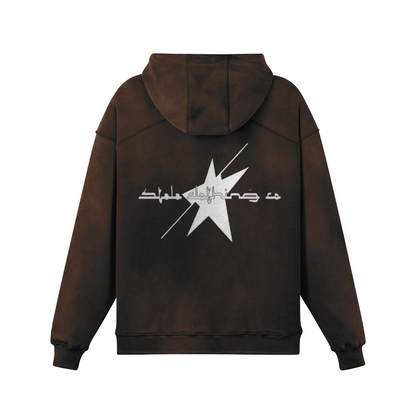 Stolo Clothing Co STARCHILD Minimalistic Sun Faded Heavyweight Fleece Hoodie