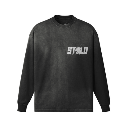 Stolo Clothing Co STARCHILD Minimalistic Sun Faded Long Sleeve Tee