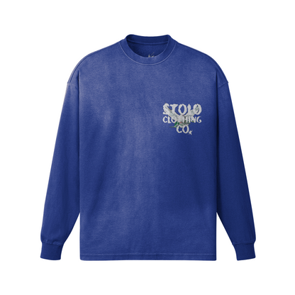 Limited Edition Stolo Clothing Co Birdies Minimalistic Sun Faded Long Sleeve Tee