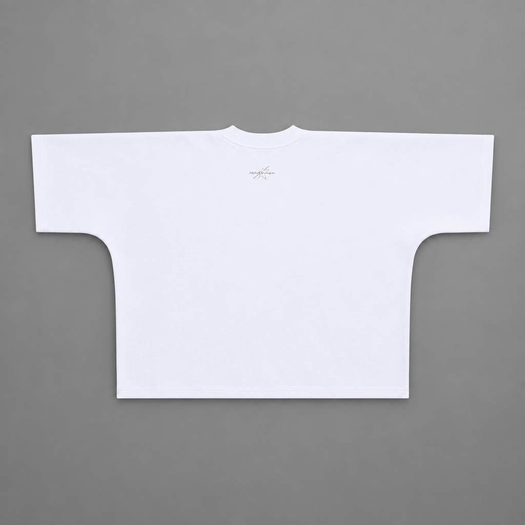 Third shirt on a grey studio background