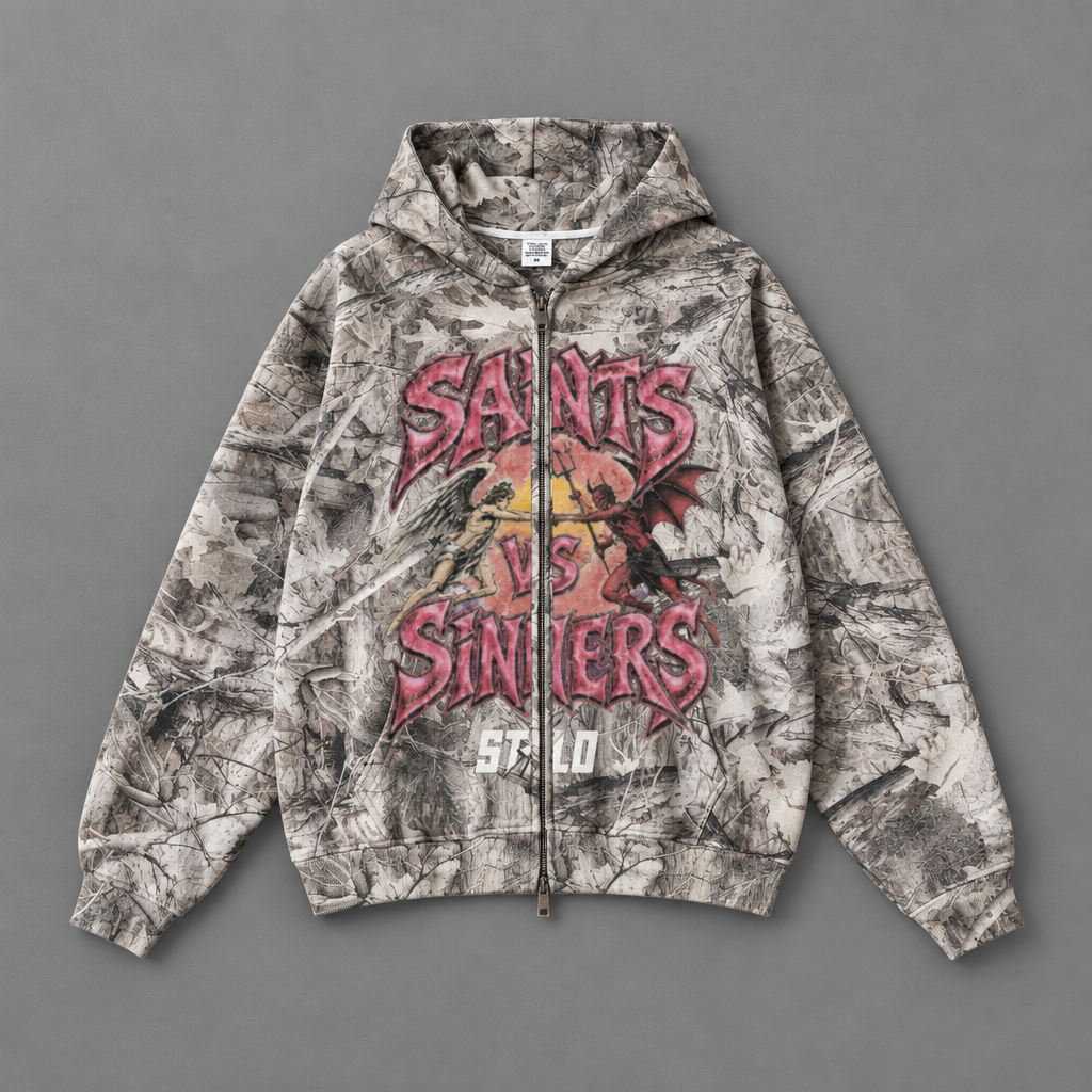 Third ultra-realistic garment flat lay